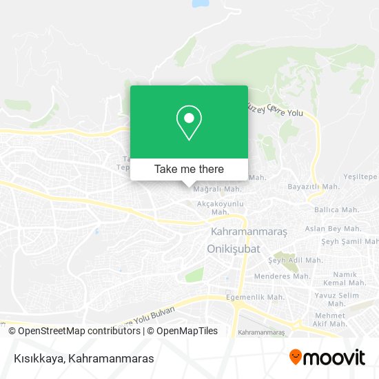 Kısıkkaya map