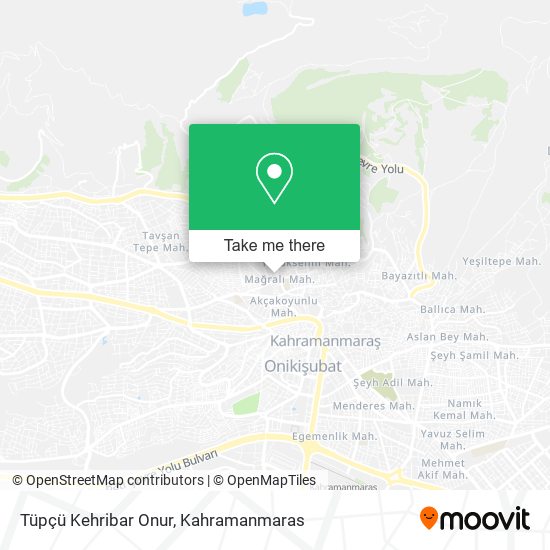 Tüpçü Kehribar Onur map