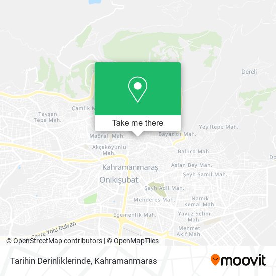 Tarihin Derinliklerinde map