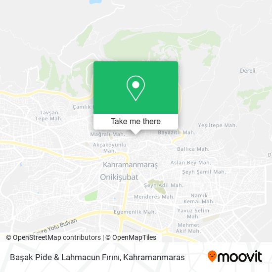 Başak Pide & Lahmacun Fırını map