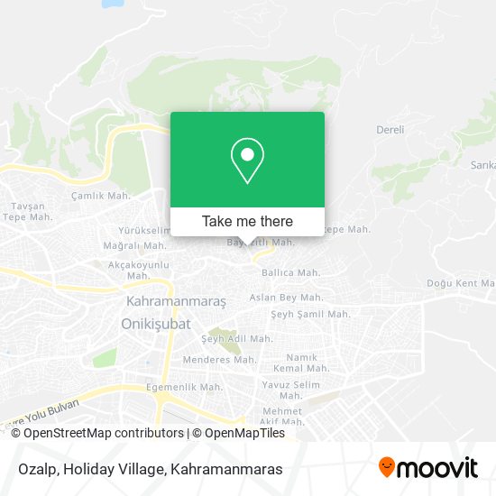 Ozalp, Holiday Village map