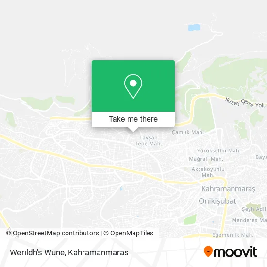 Werıldh's Wune map
