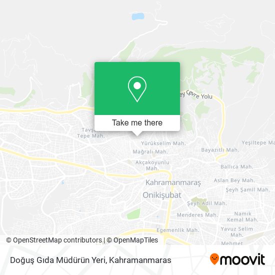 Doğuş Gıda Müdürün Yeri map