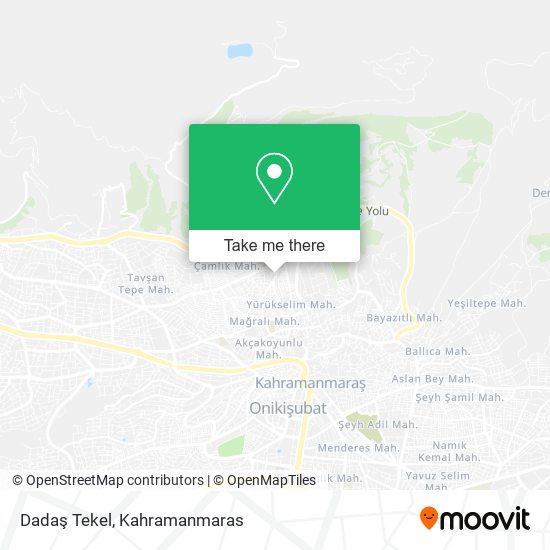 Dadaş Tekel map