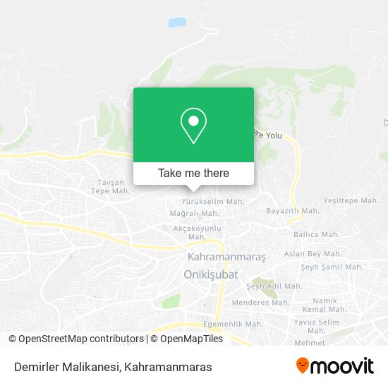 Demirler Malikanesi map