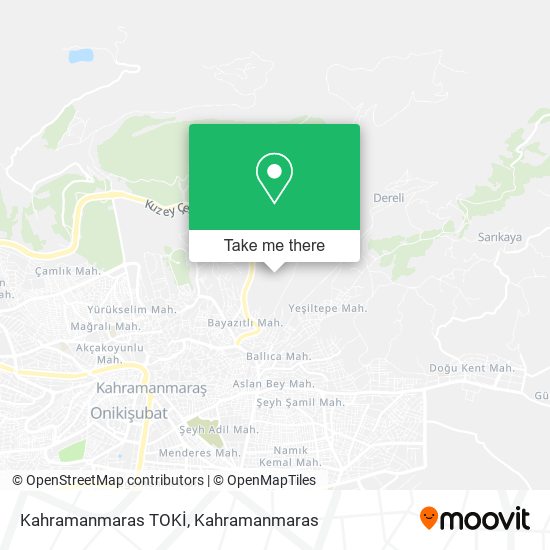 Kahramanmaras TOKİ map