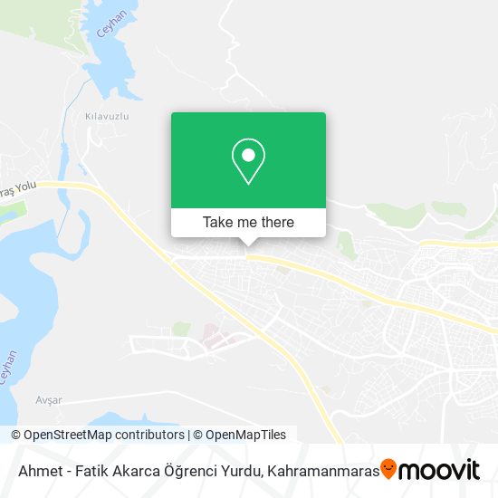 Ahmet - Fatik Akarca Öğrenci Yurdu map