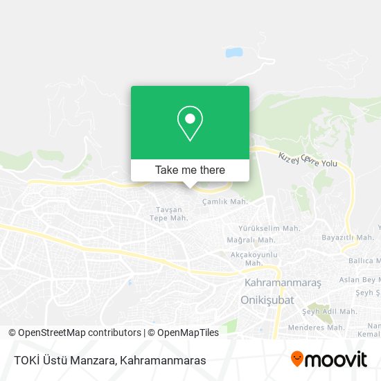 TOKİ Üstü Manzara map