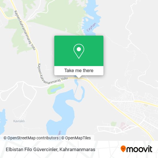 Elbistan Filo Güvercinler map