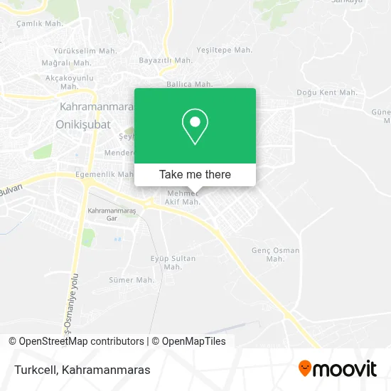 Turkcell map