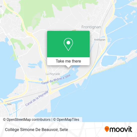 Collège Simone De Beauvoir map