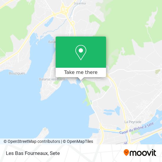 Les Bas Fourneaux map