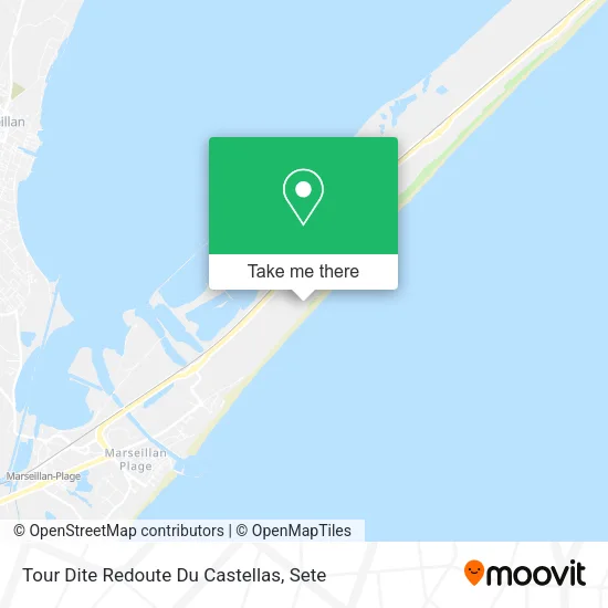 Tour Dite Redoute Du Castellas map