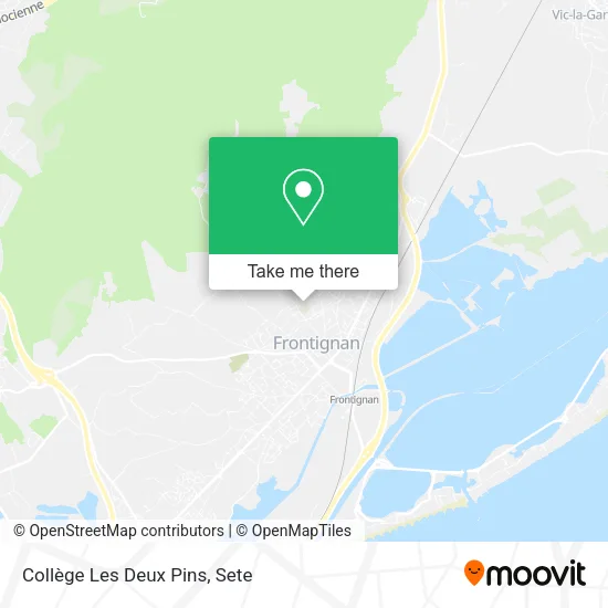 Collège Les Deux Pins map