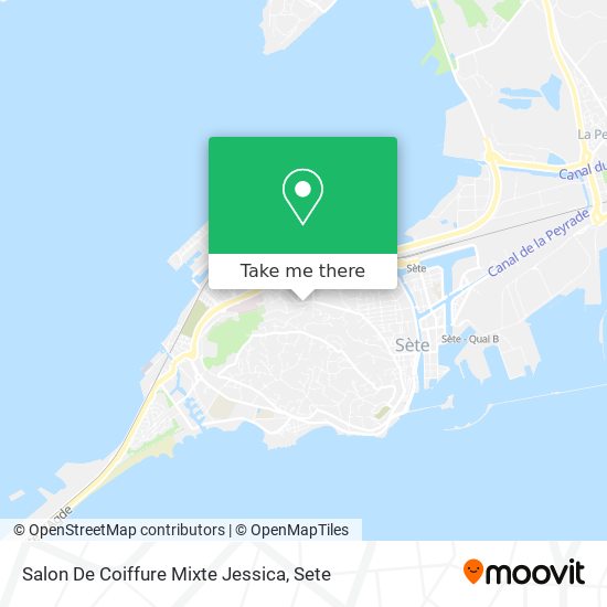 Salon De Coiffure Mixte Jessica map