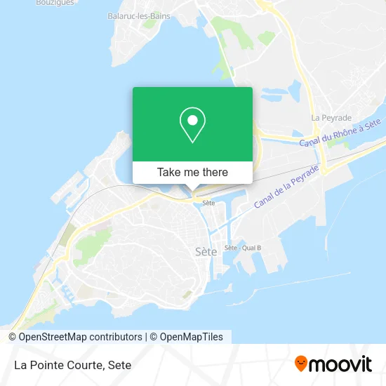La Pointe Courte map