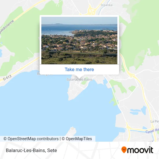 Balaruc-Les-Bains map