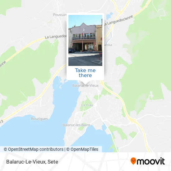 Balaruc-Le-Vieux map