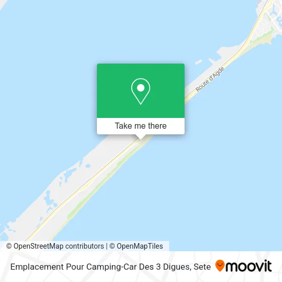 Emplacement Pour Camping-Car Des 3 Digues map