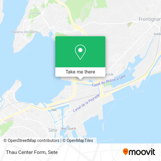 Thau Center Form map