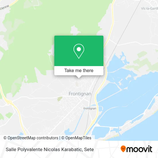Salle Polyvalente Nicolas Karabatic map