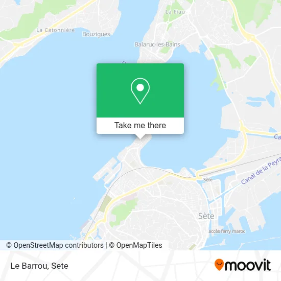Le Barrou map