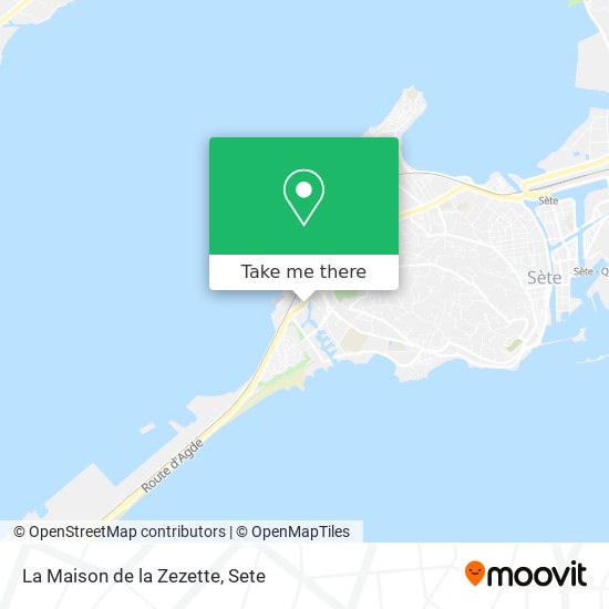 Mapa La Maison de la Zezette