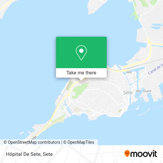 Hôpital De Sete map