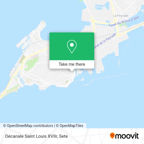 Décanale Saint Louis XVIIr map