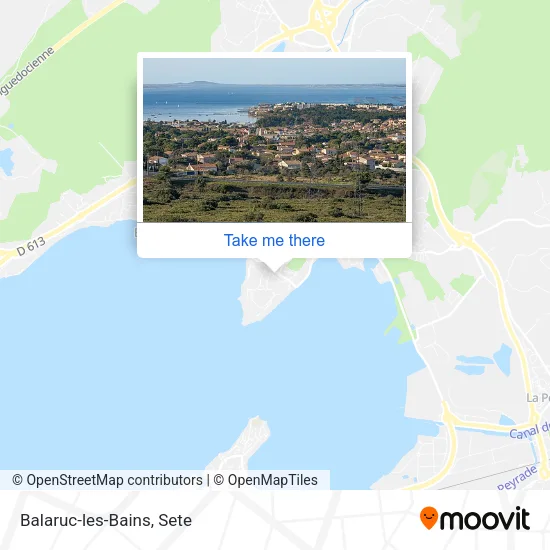 Balaruc-les-Bains map