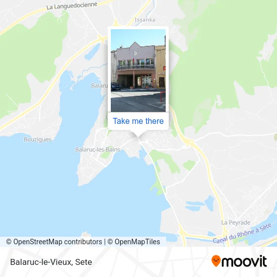 Balaruc-le-Vieux map