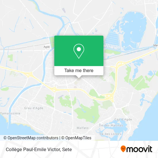 Collège Paul-Emile Victor map