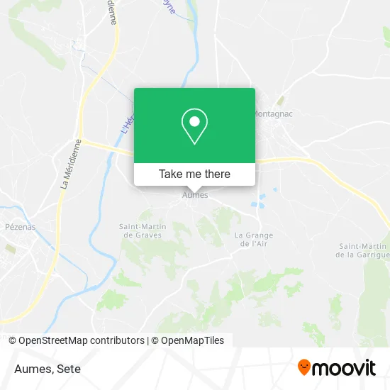 Aumes map