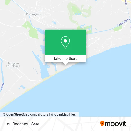 Lou Recantou map