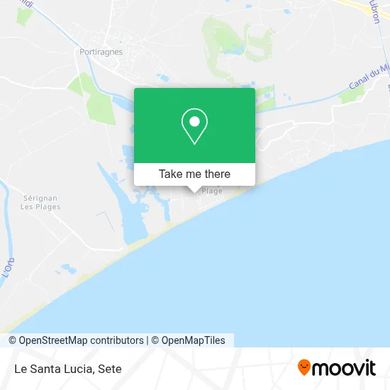 Le Santa Lucia map