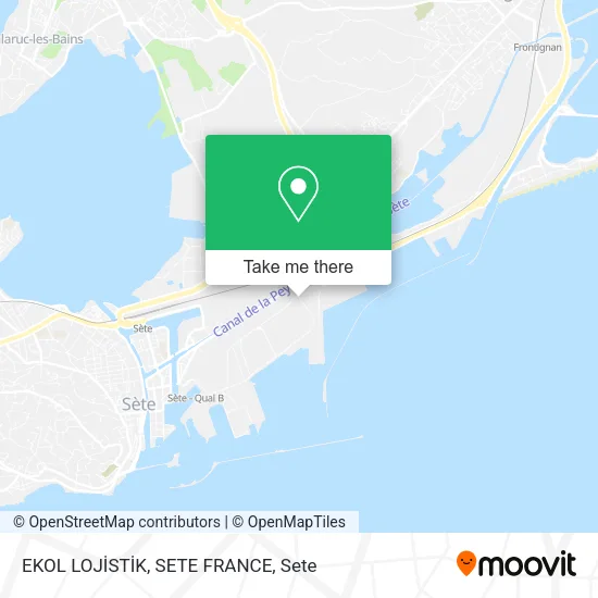 EKOL LOJİSTİK, SETE FRANCE map