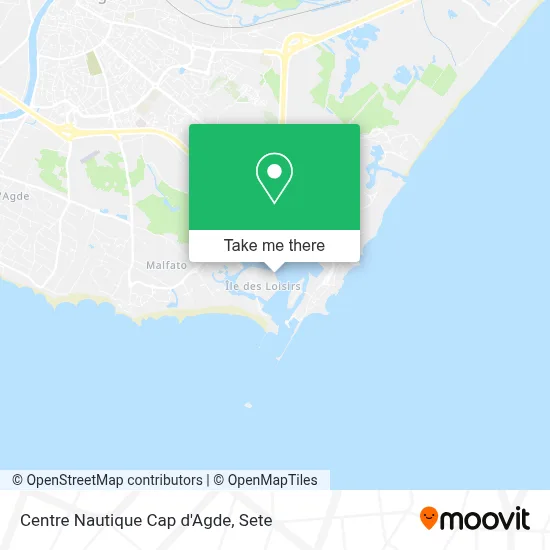 Centre Nautique Cap d'Agde map