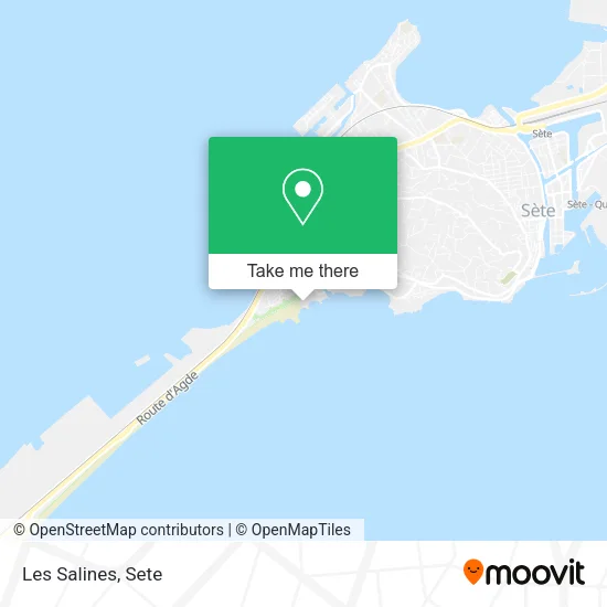 Les Salines map