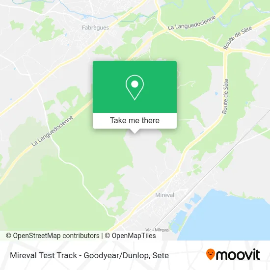 Mireval Test Track - Goodyear / Dunlop map