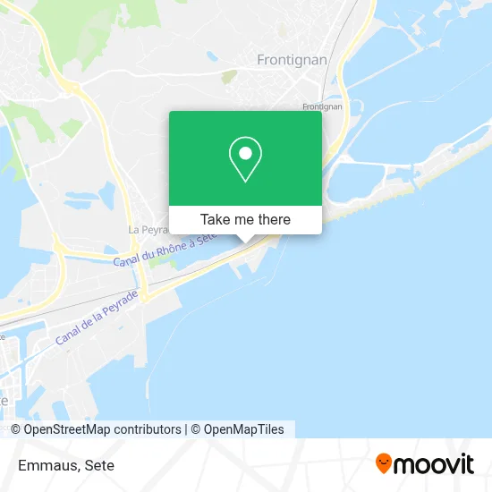 Emmaüs map