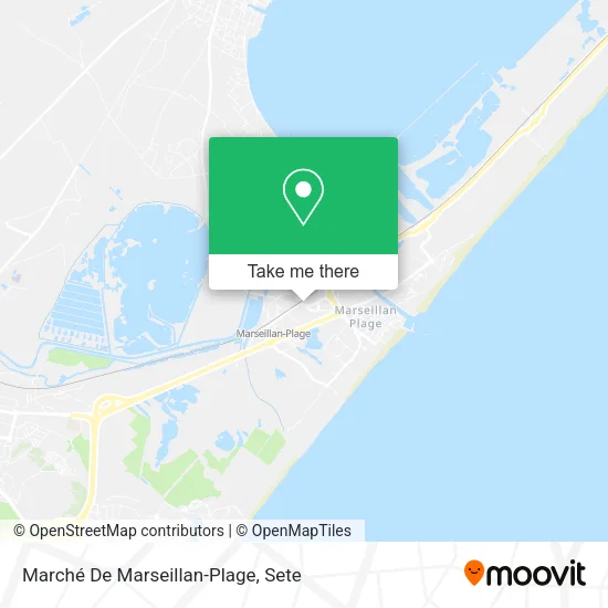 Marché De Marseillan-Plage map