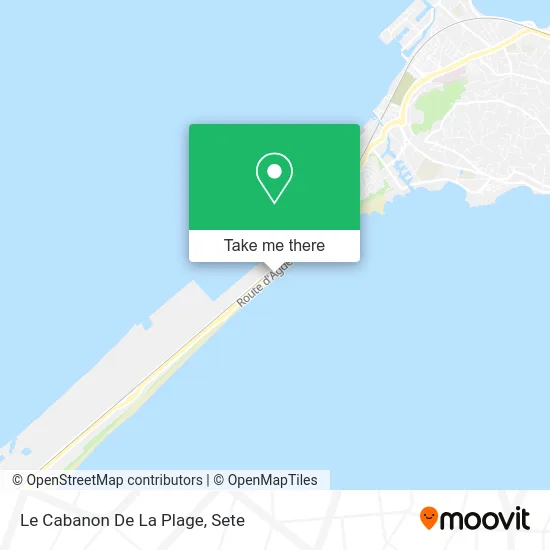 Le Cabanon De La Plage map