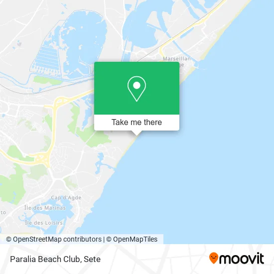 Paralia Beach Club map
