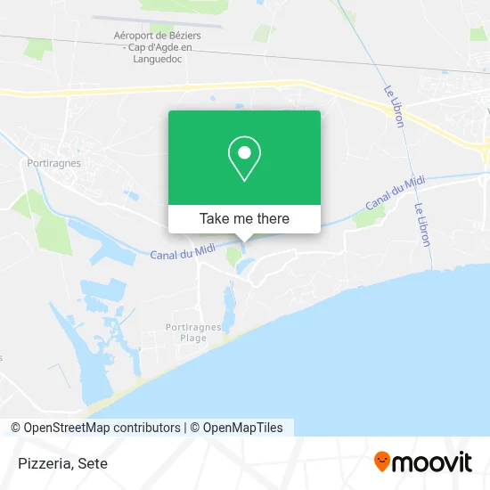 Pizzeria map