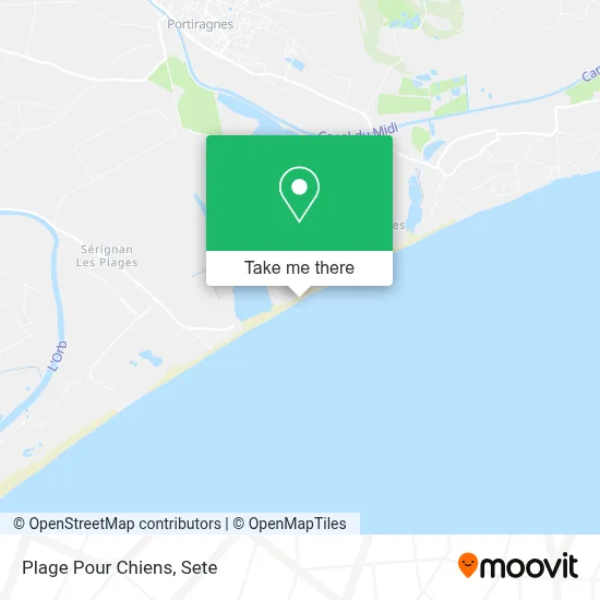 Mapa Plage Pour Chiens