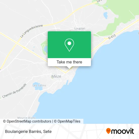 Boulangerie Barrès map