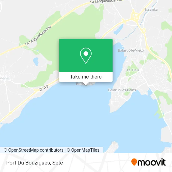 Port Du Bouzigues map