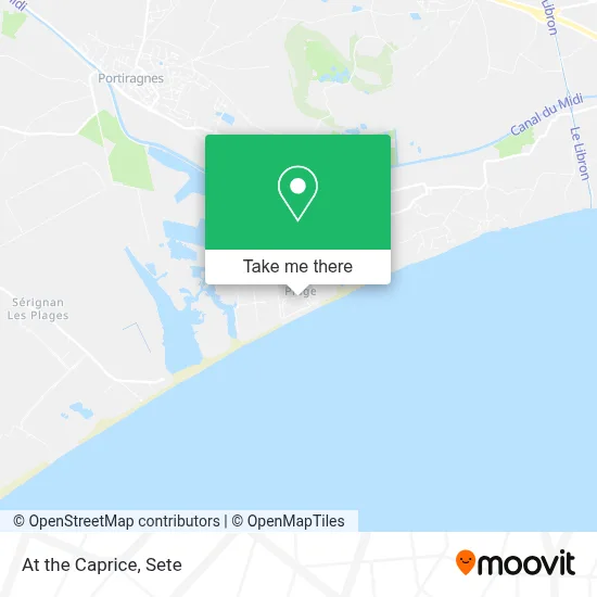 Au Caprice map