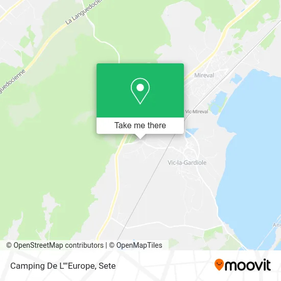 Camping De L""Europe map