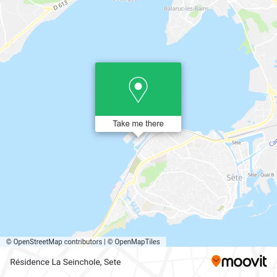 Résidence La Seinchole map